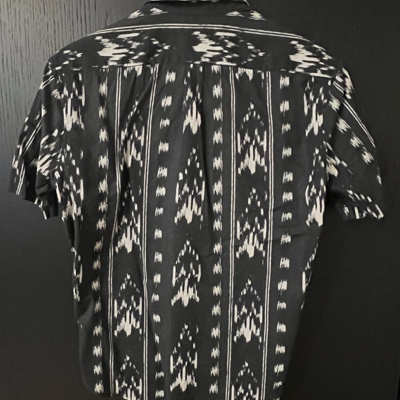 SAINT LAURENT AZTEC PRINT BUTTON DOWN SHIRT - Picture 3 of 3